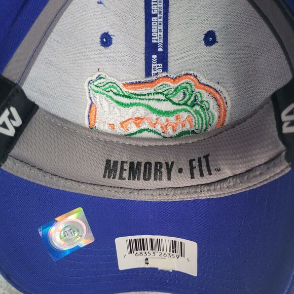 Top of the World One Fit University of Florida Gator Hat Fitted Size M/LG Blue - Picture 7 of 11